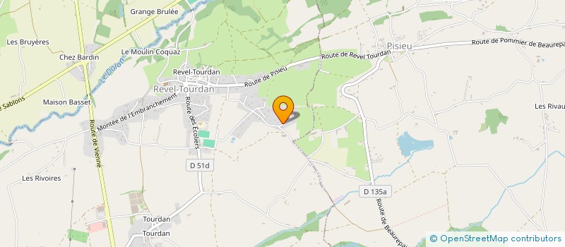 localisation de l'entreprise SCI NATERILO  REVEL-TOURDAN