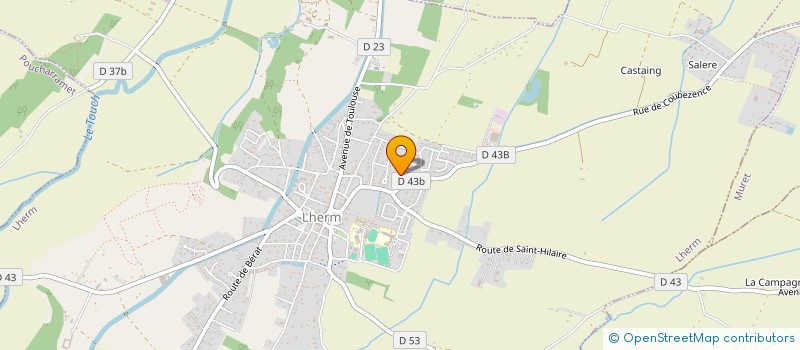 localisation de l'entreprise SCI NATEXIA à LHERM
