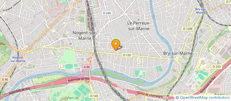 localisation de l'entreprise SCI NATEY  LE PERREUX-SUR-MARNE