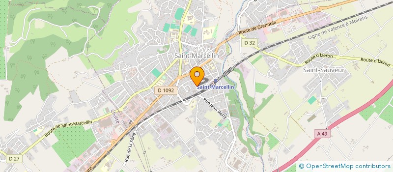 localisation de l'entreprise SCI NATH  SAINT-MARCELLIN