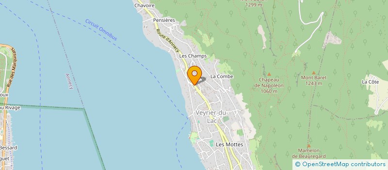 localisation de l'entreprise SCI NATH  VEYRIER-DU-LAC