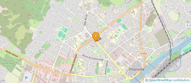 localisation de l'entreprise SCI NATH à THIONVILLE