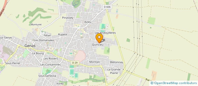 localisation de l'entreprise SCI NATH III  GENAS