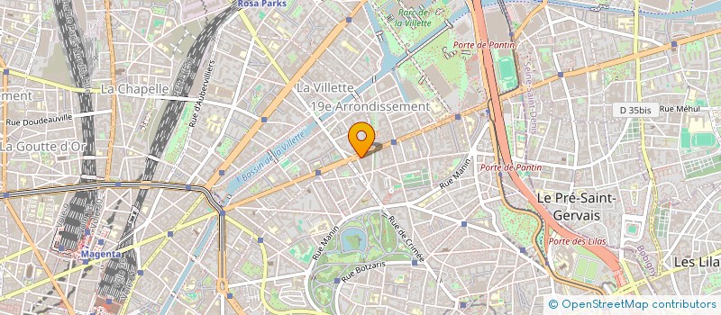 localisation de l'entreprise SCI NATHAEL  PARIS