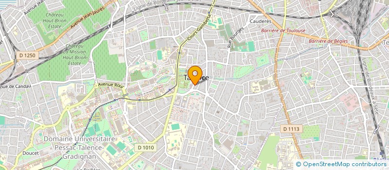 localisation de l'entreprise SCI NATHALEX  TALENCE