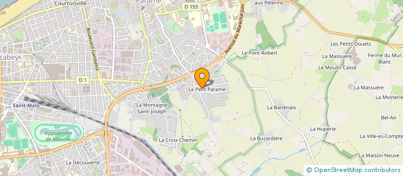 localisation de l'entreprise SCI NATHALIA  SAINT-MALO