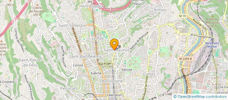 localisation de l'entreprise SCI NATHALIE à NICE