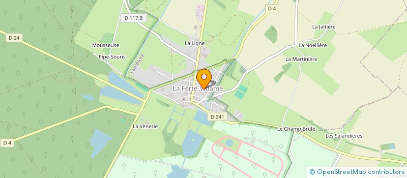 localisation de l'entreprise SCI NATHALIE à LA FERTE-VIDAME