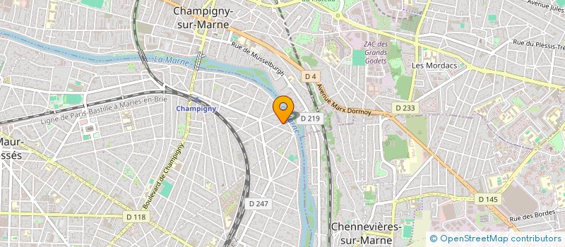 localisation de l'entreprise SCI NATHALIE à SAINT-MAUR-DES-FOSSES