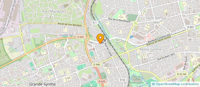 localisation de l'entreprise SCI NATHALIE à DUNKERQUE