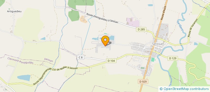 localisation de l'entreprise SCI NATHALIE  SEISSAN