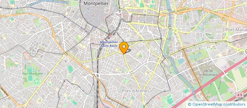 localisation de l'entreprise SCI NATHALIE-ALEXIE à MONTPELLIER