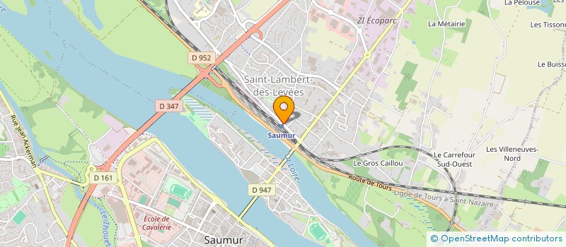 localisation de l'entreprise SCI NATHALIE TONY  SAUMUR