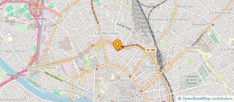localisation de l'entreprise SCI NATHAN à TOULOUSE