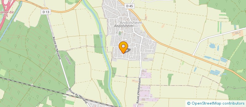 localisation de l'entreprise SCI NATHAN  ANDOLSHEIM