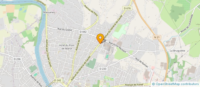 localisation de l'entreprise SCI NATHAN  VILLENEUVE-SUR-LOT