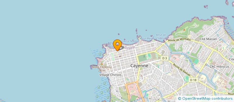 localisation de l'entreprise SCI NATHAN ALEXANDRE  CAYENNE