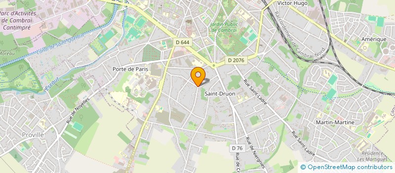 localisation de l'entreprise SCI NATHANAEL  CAMBRAI