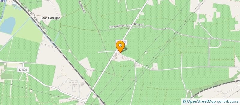 localisation de l'entreprise SCI NATHANAEL INVEST  BEAUCAIRE