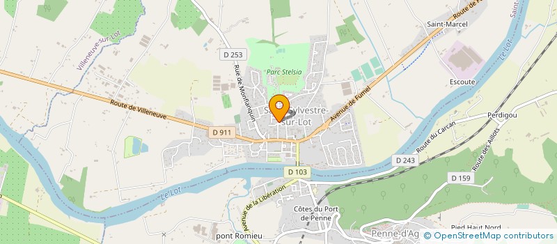 localisation de l'entreprise SCI NATHANAIS  CONDEZAYGUES