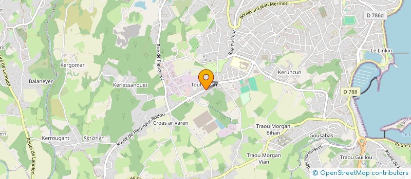 localisation de l'entreprise SCI NATHANOA  PERROS-GUIREC