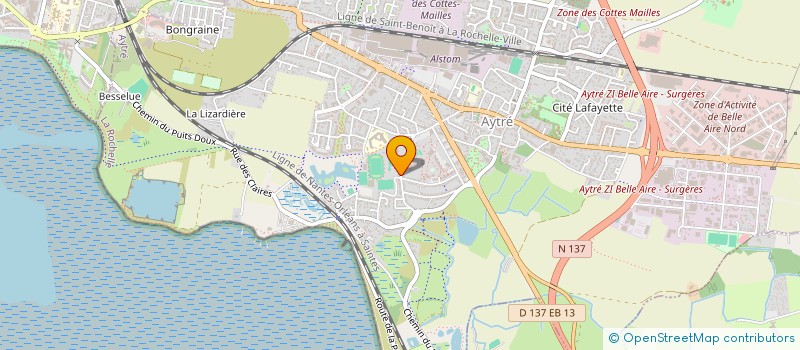 localisation de l'entreprise SCI NATHANY  AYTRE