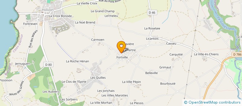 localisation de l'entreprise SCI NATHAPHIL  HILLION