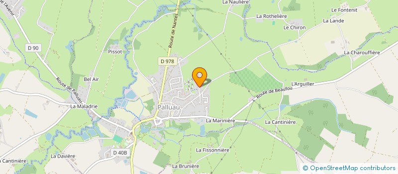 localisation de l'entreprise SCI NATHFANE IMMO  PALLUAU