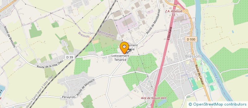 localisation de l'entreprise SCI NATHI  BRESSOLS