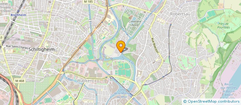 localisation de l'entreprise SCI NATHIE  STRASBOURG