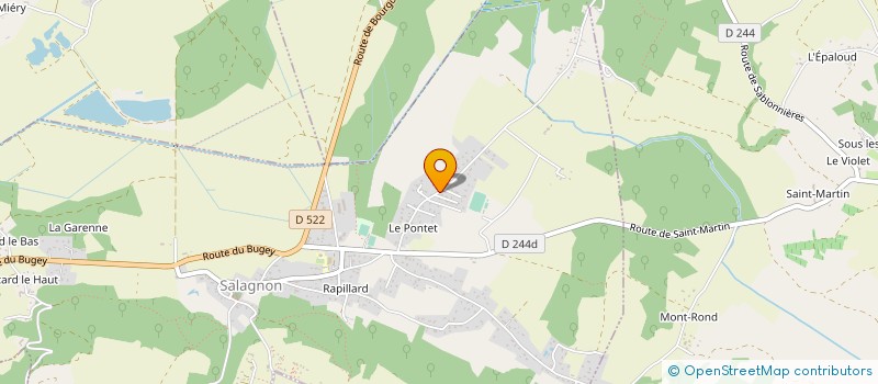 localisation de l'entreprise SCI NATHIEN  SALAGNON