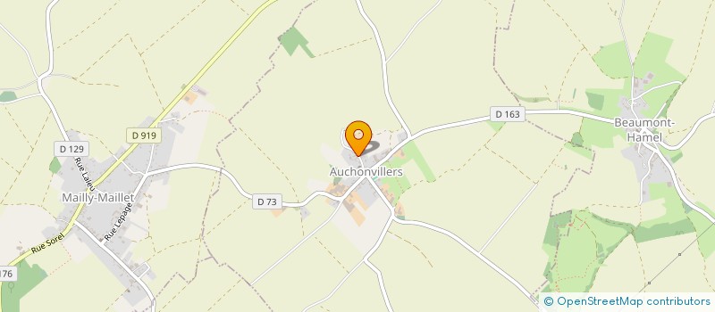 localisation de l'entreprise SCI NATHIFLO  AUCHONVILLERS