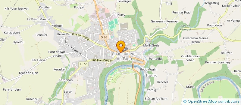 localisation de l'entreprise SCI NATHILIEN à CHATEAUNEUF-DU-FAOU