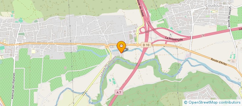 localisation de l'entreprise SCI NATHOF  LA FARE-LES-OLIVIERS