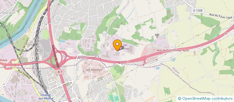 localisation de l'entreprise SCI NATHOL  COMMUNAY