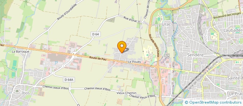 localisation de l'entreprise SCI NATHRO  IBOS