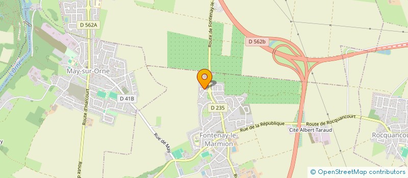 localisation de l'entreprise SCI NATHU à FONTENAY-LE-MARMION