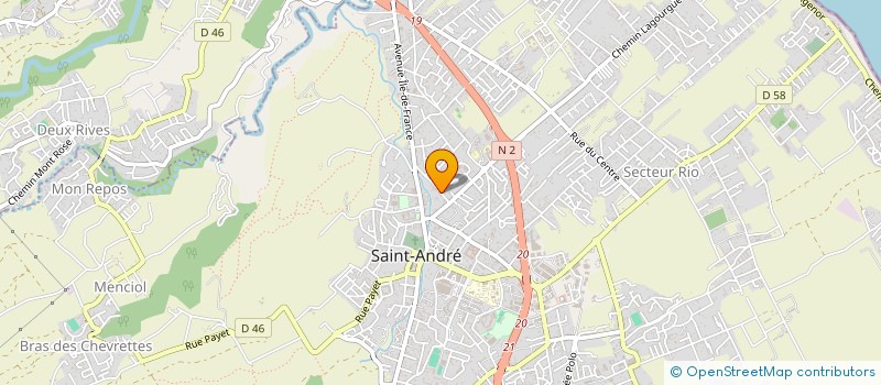 localisation de l'entreprise SCI NATHY à SAINT-ANDRE