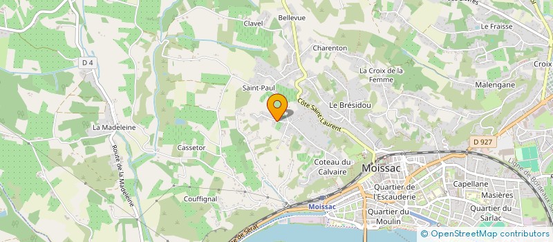 localisation de l'entreprise SCI NATI  MOISSAC