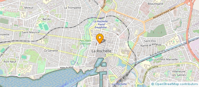 localisation de l'entreprise SCI NATI.B  LA ROCHELLE