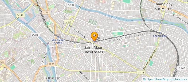 localisation de l'entreprise SCI NATID à SAINT-MAUR-DES-FOSSES