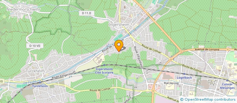 localisation de l'entreprise SCI NATIL  INGERSHEIM