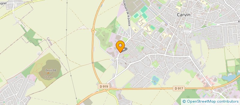 localisation de l'entreprise SCI NATIMMCO  CARVIN