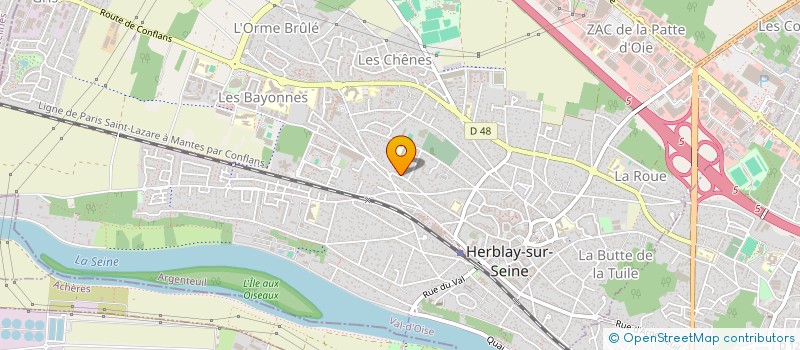 localisation de l'entreprise SCI NATIMMO  HERBLAY-SUR-SEINE