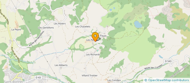 localisation de l'entreprise SCI NATIMO  SAINT-BONNET-EN-CHAMPSAUR