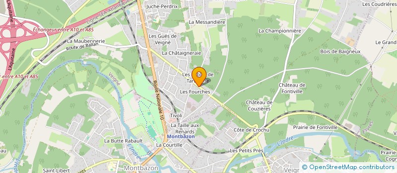 localisation de l'entreprise SCI NATING à VEIGNE