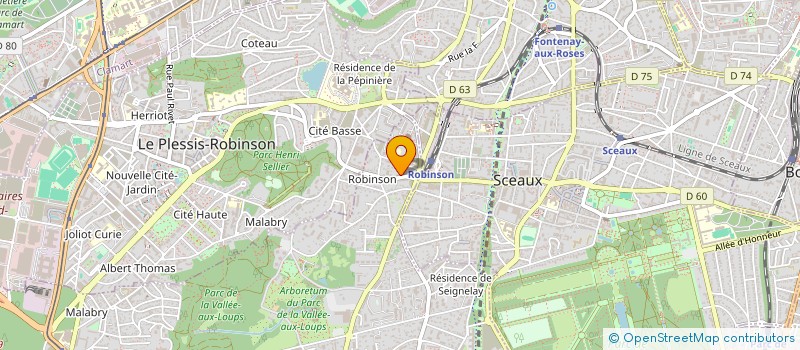 localisation de l'entreprise SCI NATION  CHATENAY-MALABRY