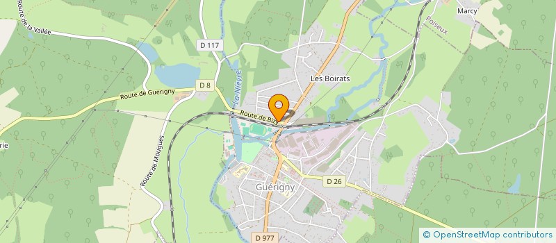 localisation de l'entreprise SCI NATION à GUERIGNY