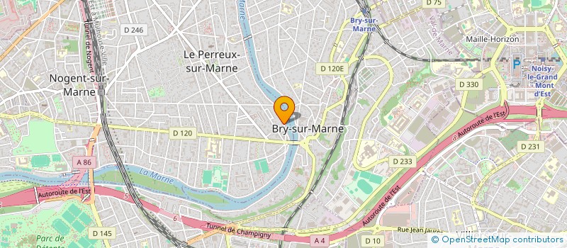 localisation de l'entreprise SCI NATION PICPUS à LE PERREUX-SUR-MARNE