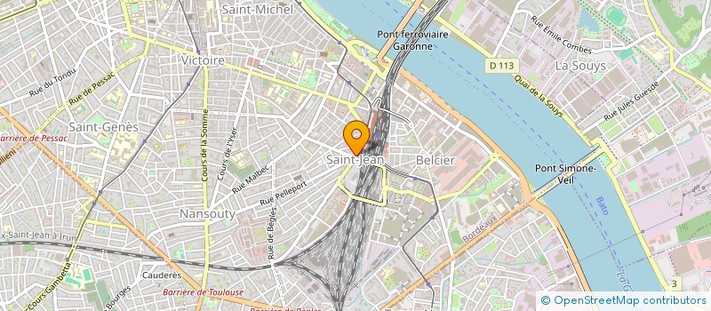 localisation de l'entreprise SCI NATIONAL IMMOBILIARE  BORDEAUX